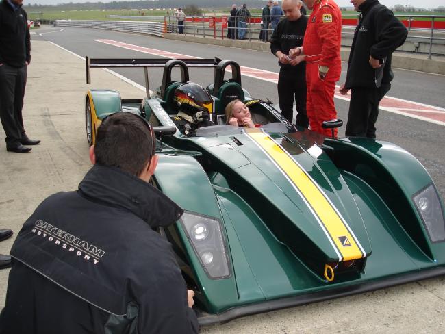 Joachim Westermann testing Caterham SP / 300.R