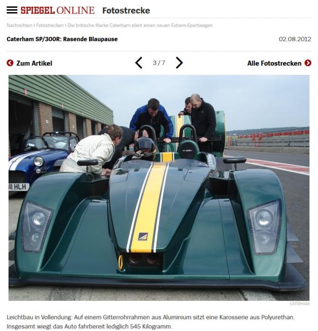 Spiegel Online Caterham SP / 300.R
