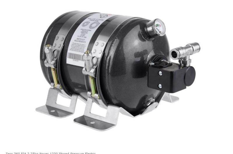 Zero 360 Gas 2.25kg elektrisch Alu